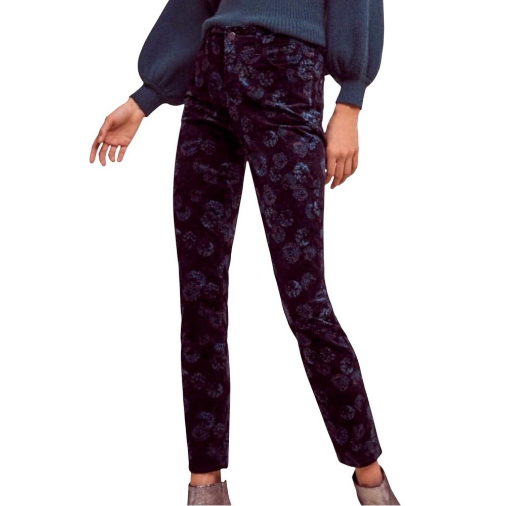 Pilcro Script High-Rise Velvet Jeans 28